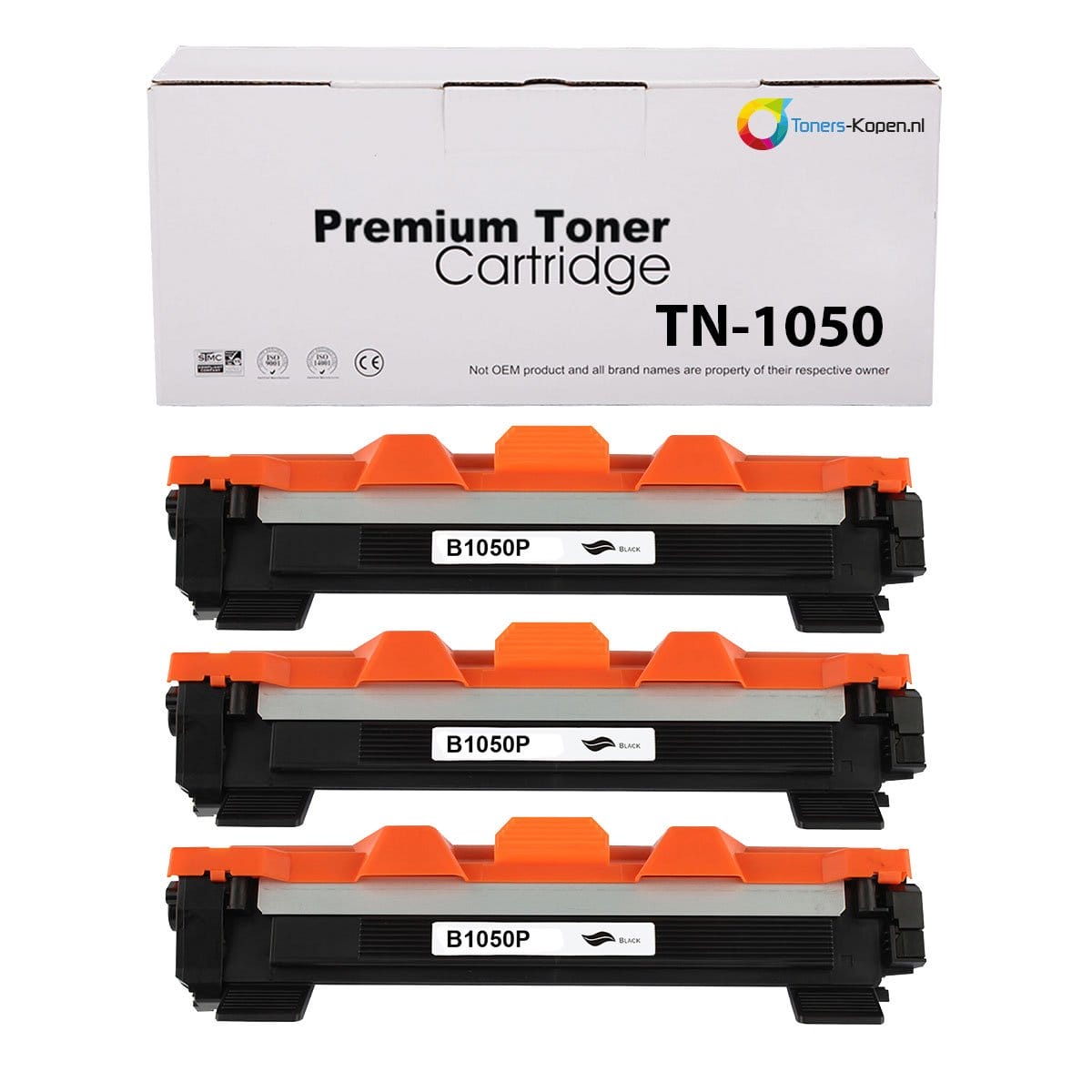 Huismerk 3x TN-1050 Toner voor Brother � 3.000 Pagi...