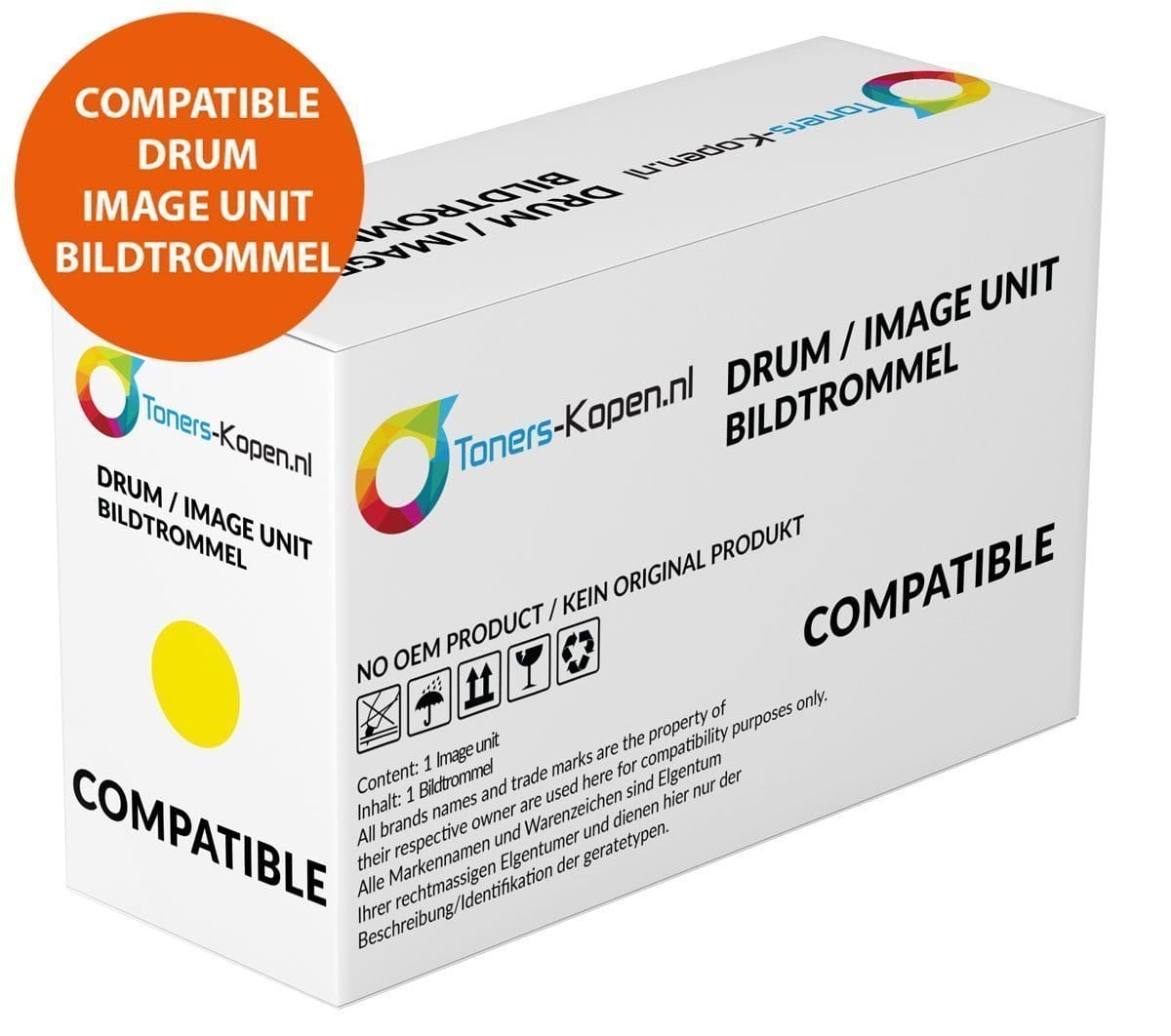 Huismerk 46507305 Gele Image Unit Oki C612 ES6412 � 30.000 P...