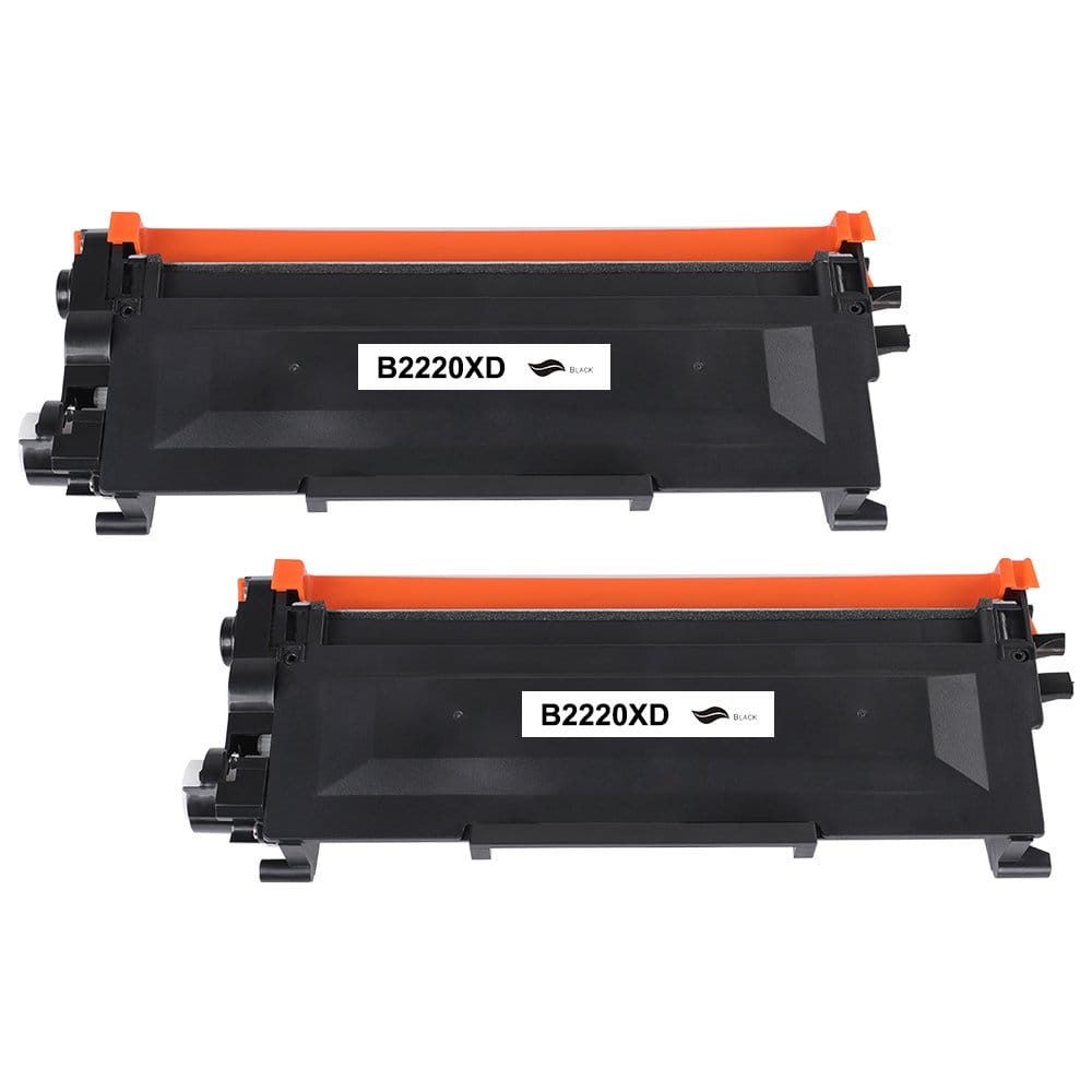 Huismerk Set 2x Brother TN-2220 Toner Zwart 5200 Pagina's