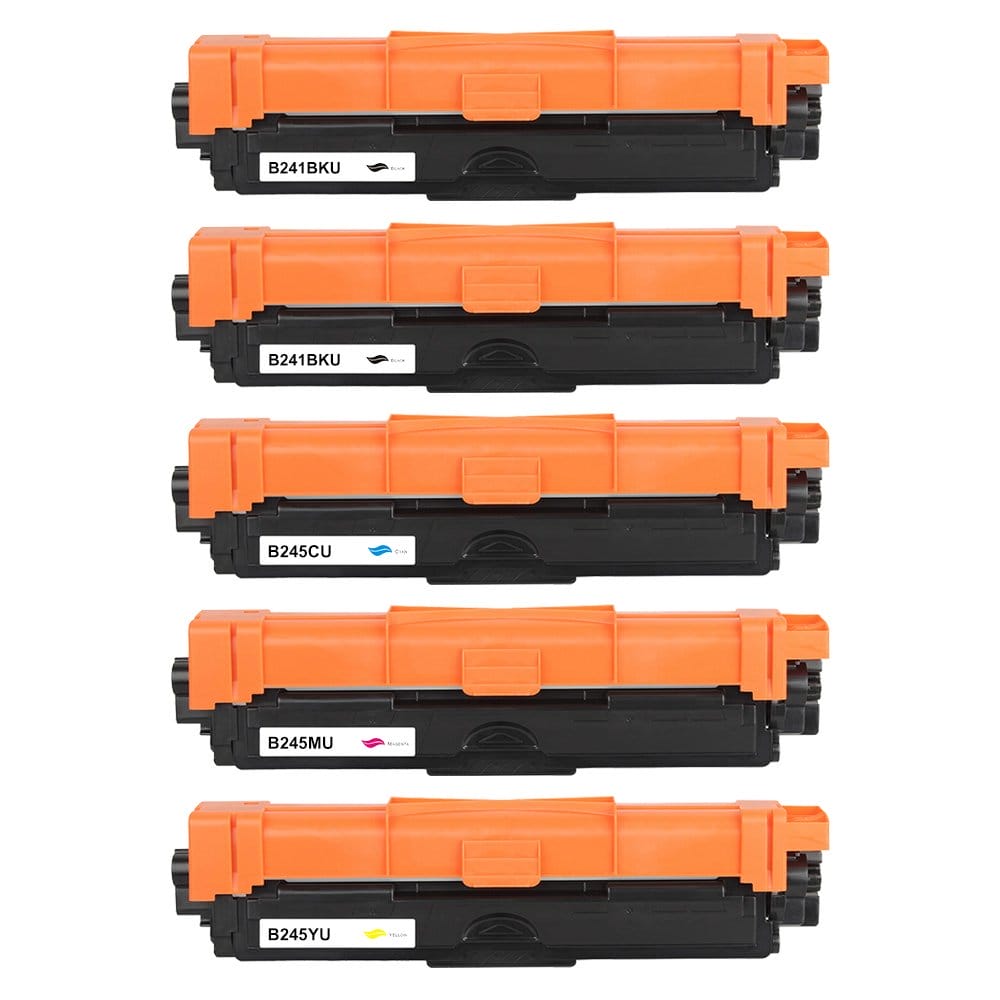 Huismerk Brother TN-241BK/242BK/245/246 Toner Set 5-Pack - C...