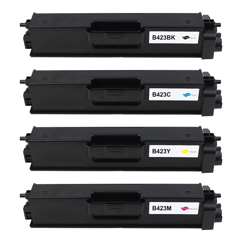 Huismerk Set van 4x Brother TN-423 Toner KCMY - 18.500 Pagin...
