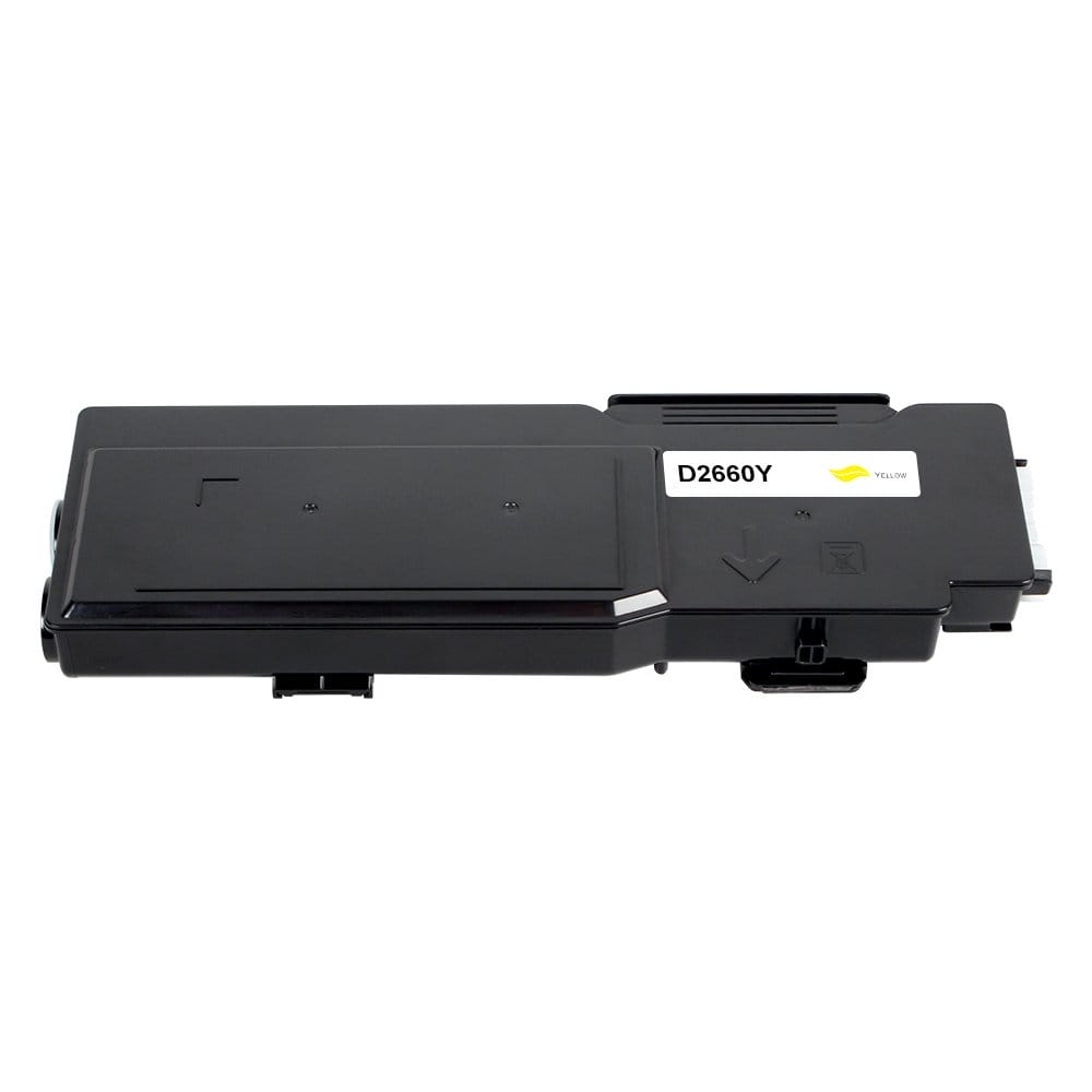 Huismerk Dell 593-BBBR Toner Geel 4000 Pagina's - Inkt...