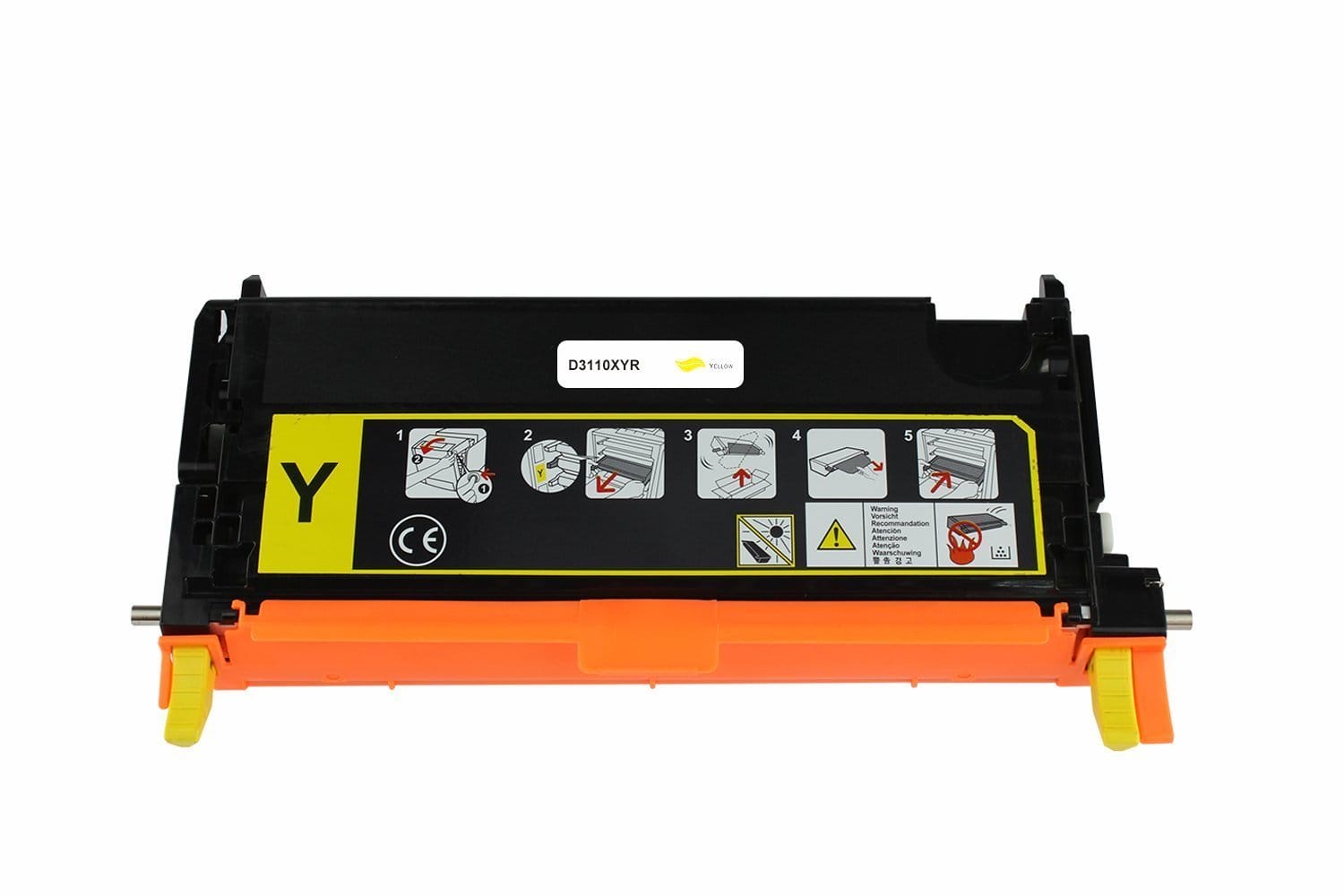 Huismerk Dell 593-10173 Tonercartridge Geel 8000 Pagina's Al...