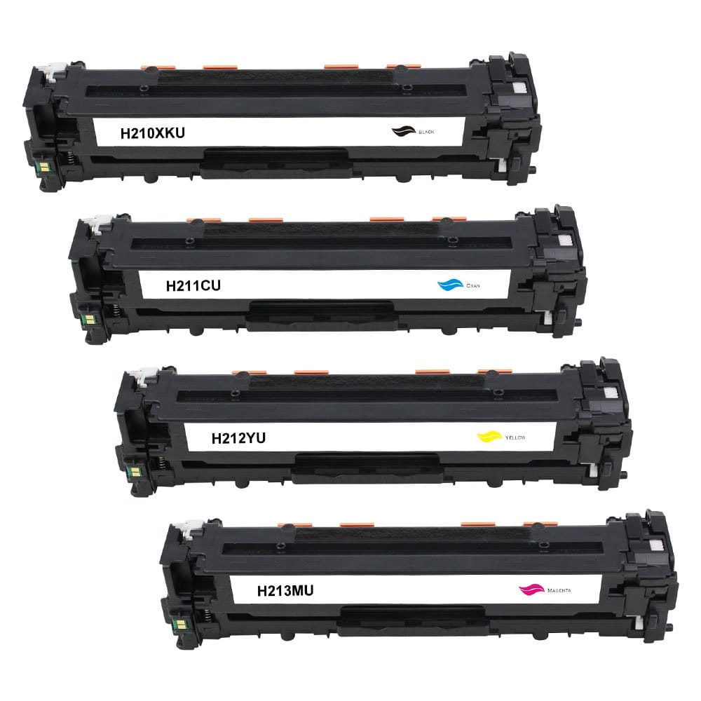 Huismerk HP CF212A CF213A Toner Set CMYK - 4 Kleuren