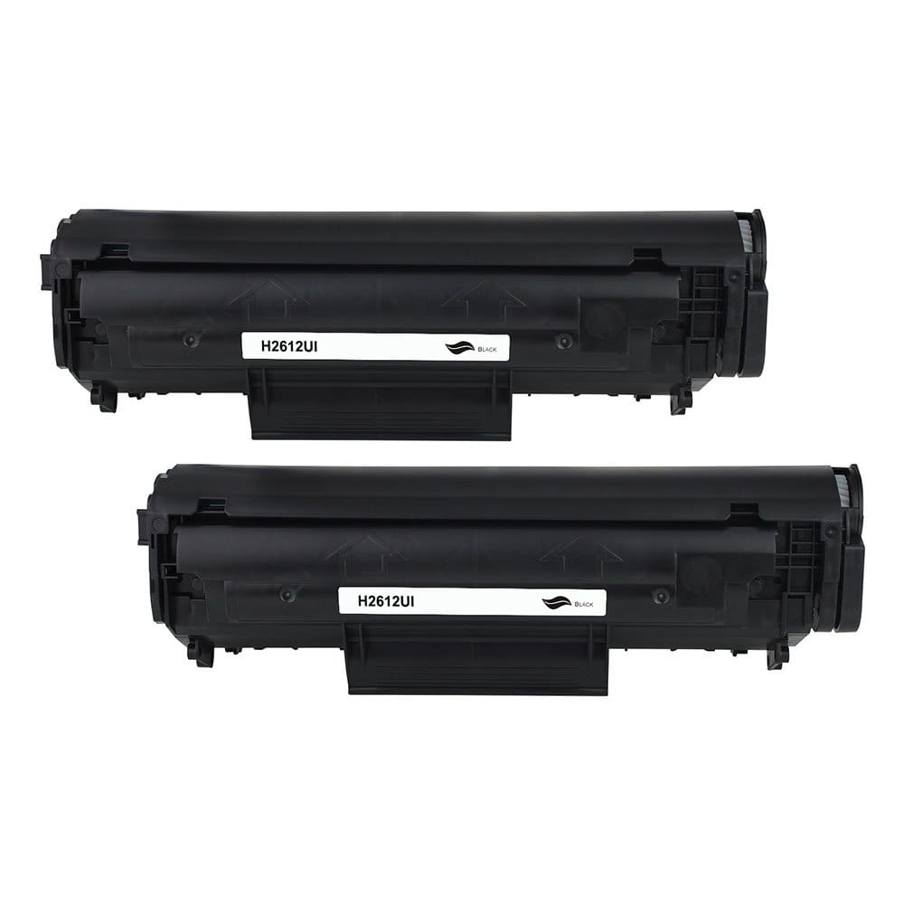 Huismerk FX10 Toner Zwart 2x - HP Q2612A Canon FX-10/703