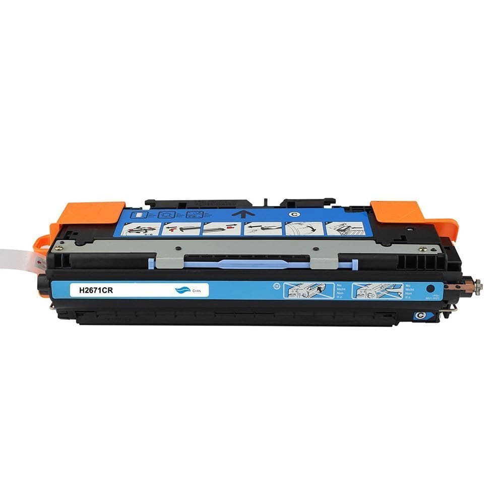 Huismerk HP Q2671A (309A) Cyaan Toner - 4000 Pagina's