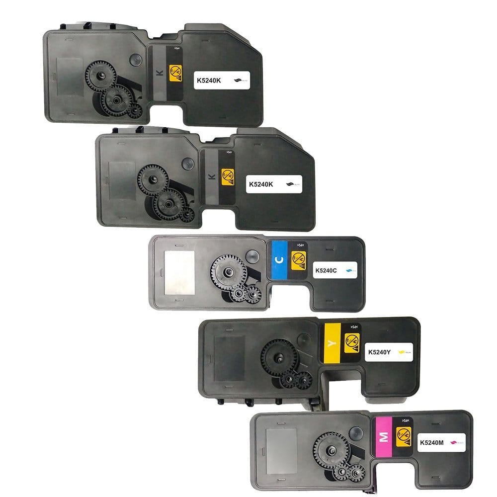 Kyocera TK-5240K/C/M/Y Toner Set 5x - 17000 Pagina&...