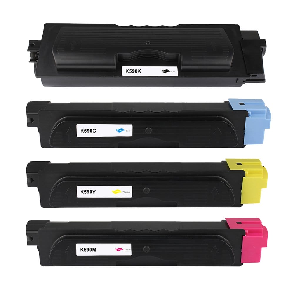 Kyocera TK-590K/C/M/Y alternatief Toner cartridge magenta/Ge