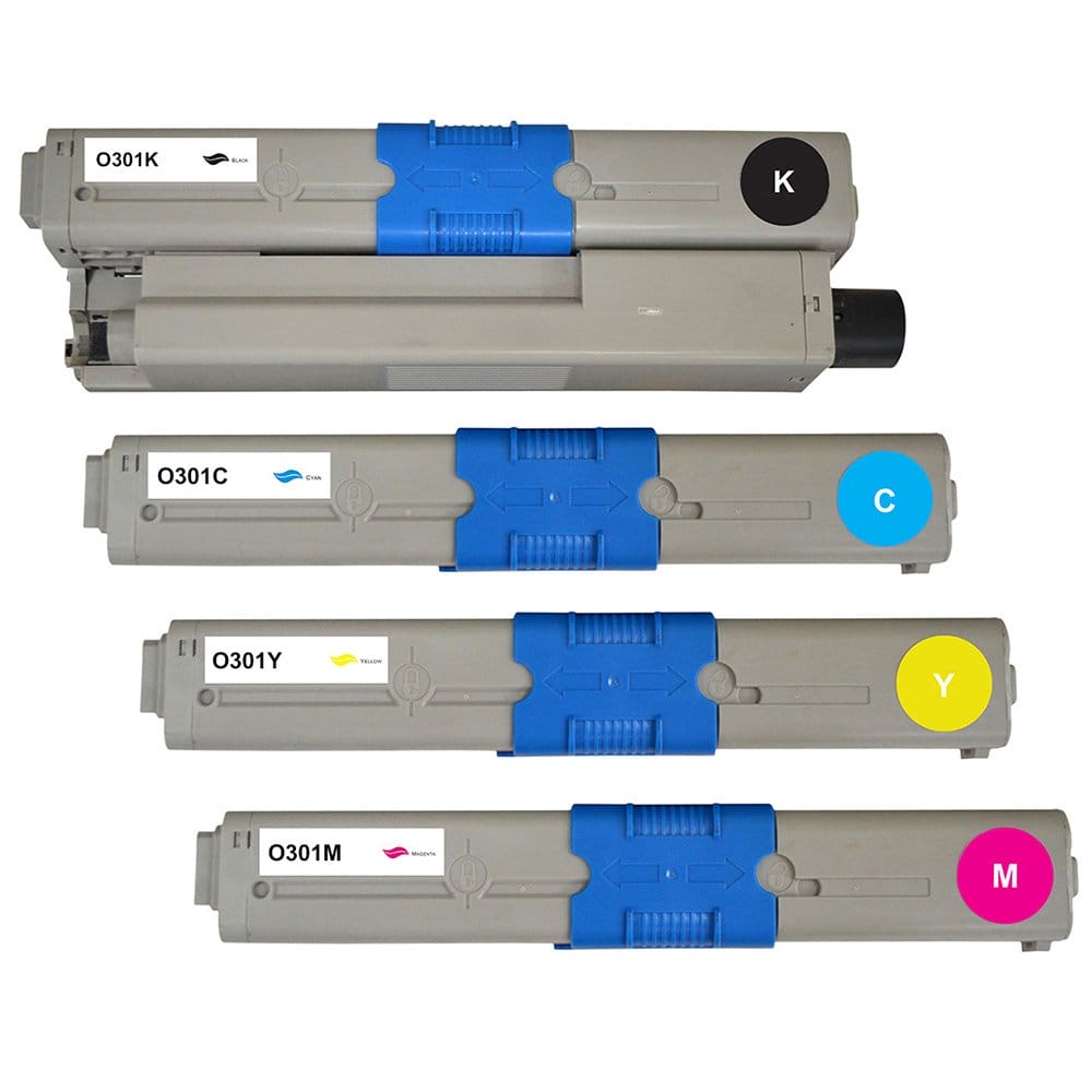 OKI 44973534 Toner Set 4-Delig CMYK - 6400 Pagina&#...