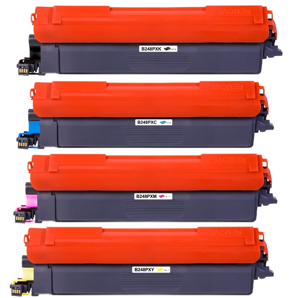 Huismerk Set van 4x Brother TN-248 Compatibele Toner - 9.900...
