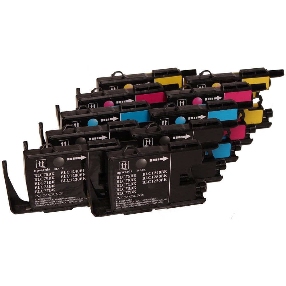 Huismerk Brother inktcartridge LC1220 set 10x