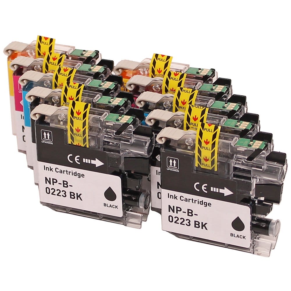 Huismerk Brother inktcartridge LC221 set 10x