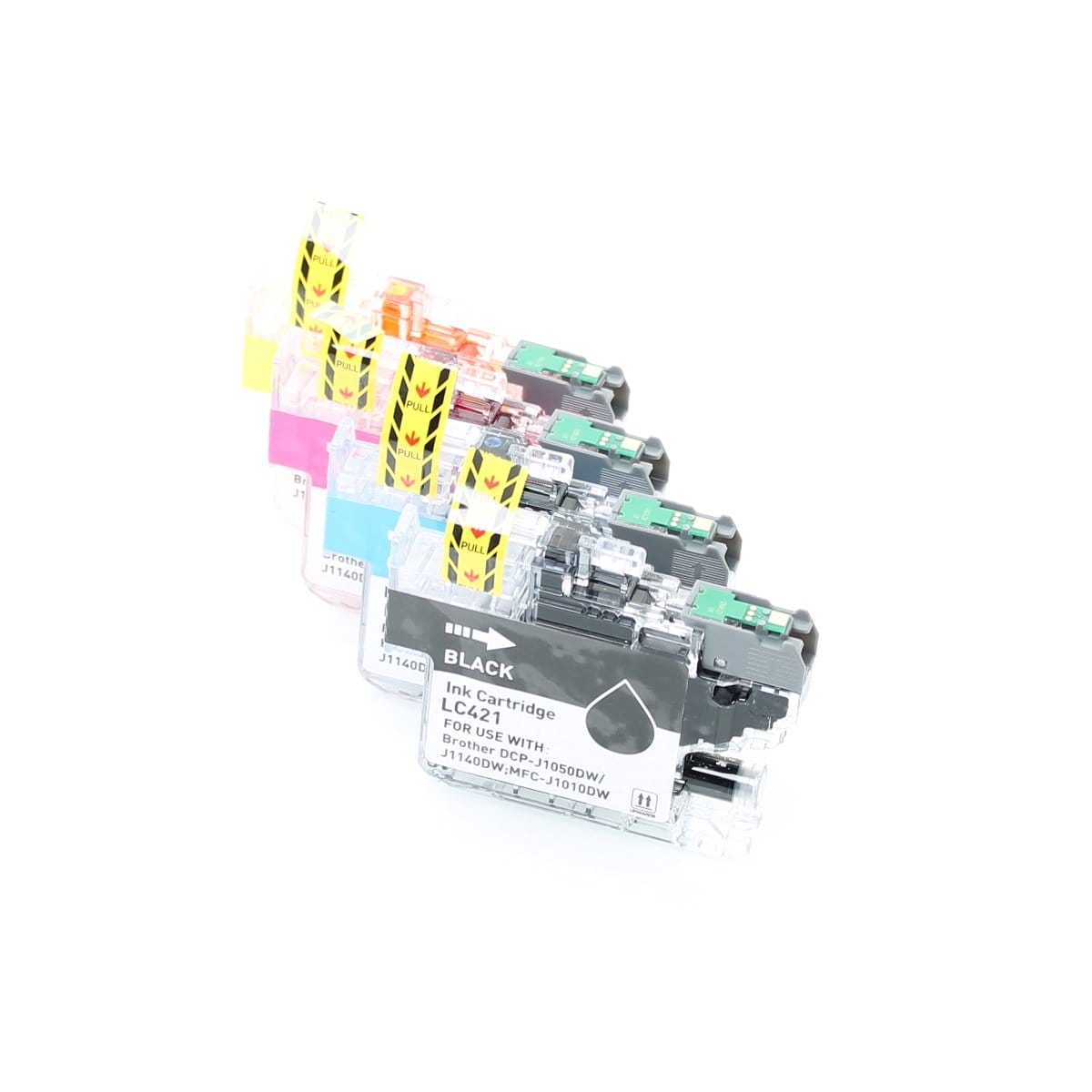 Huismerk Brother inktcartridge LC421VAL set 4x