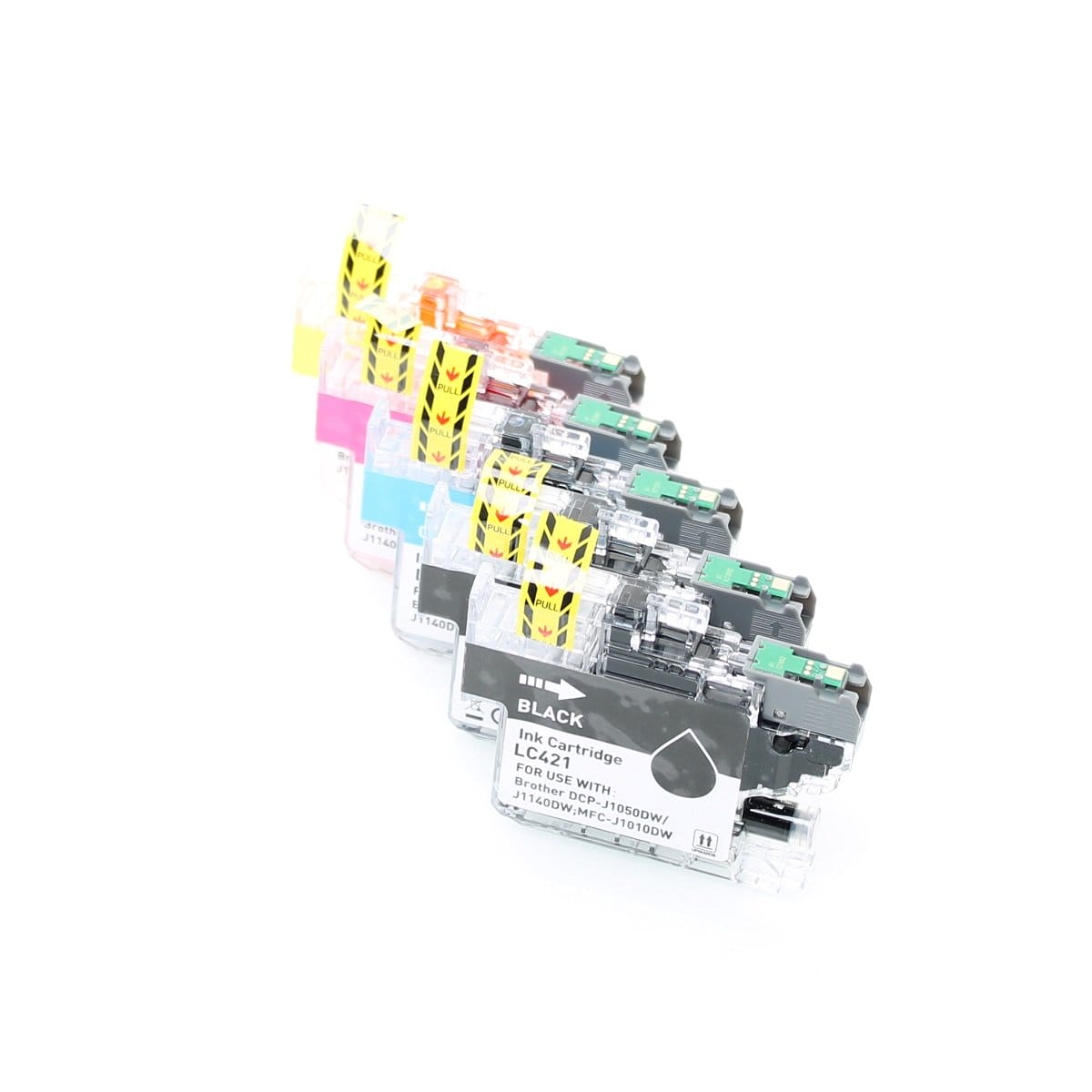 Huismerk Brother inktcartridge LC421 set 5x