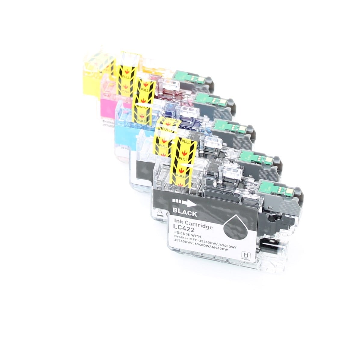 Huismerk Brother inktcartridge LC422 set 5x