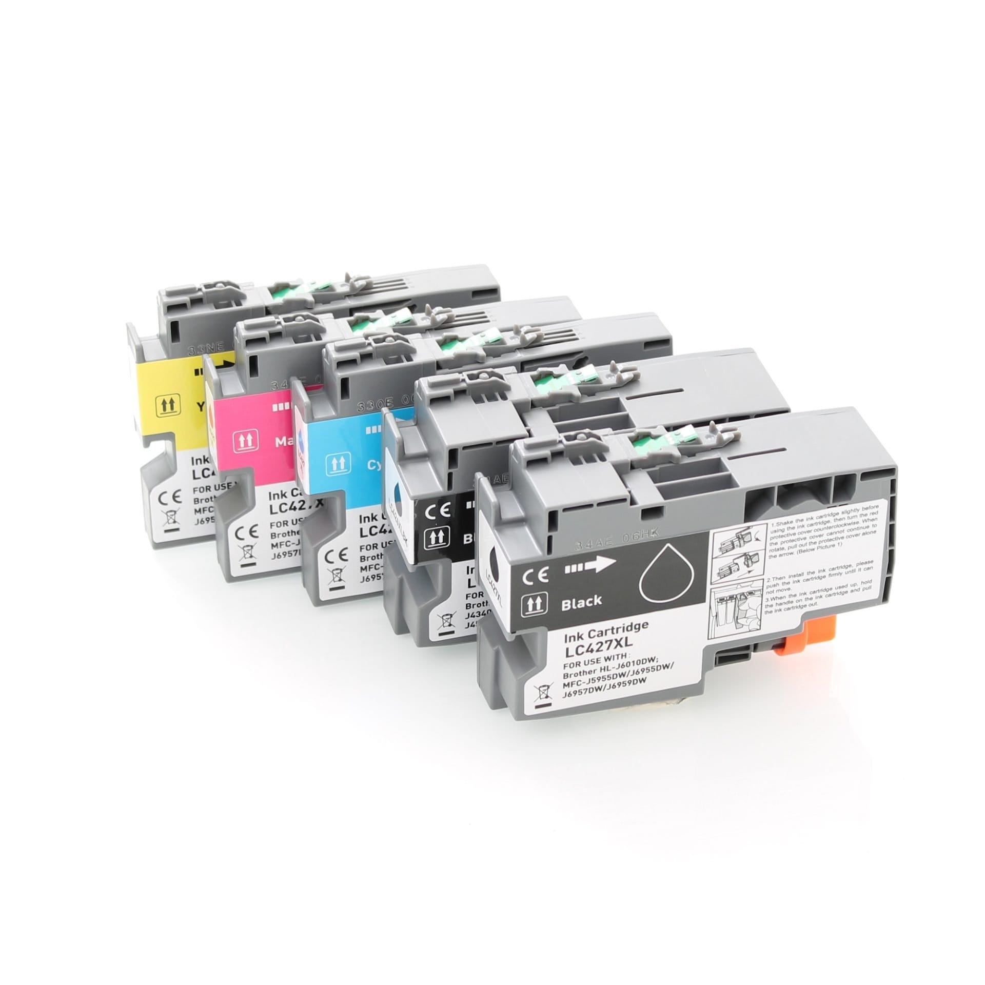 Huismerk Brother inktcartridge LC427 set 5x