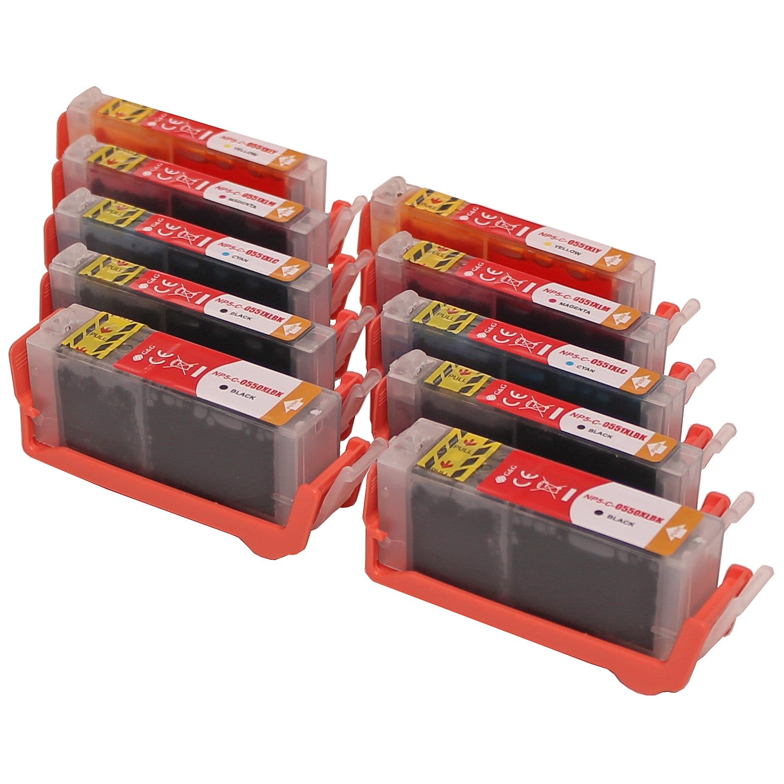 Huismerk Canon inktcartridge 550XL set 10x