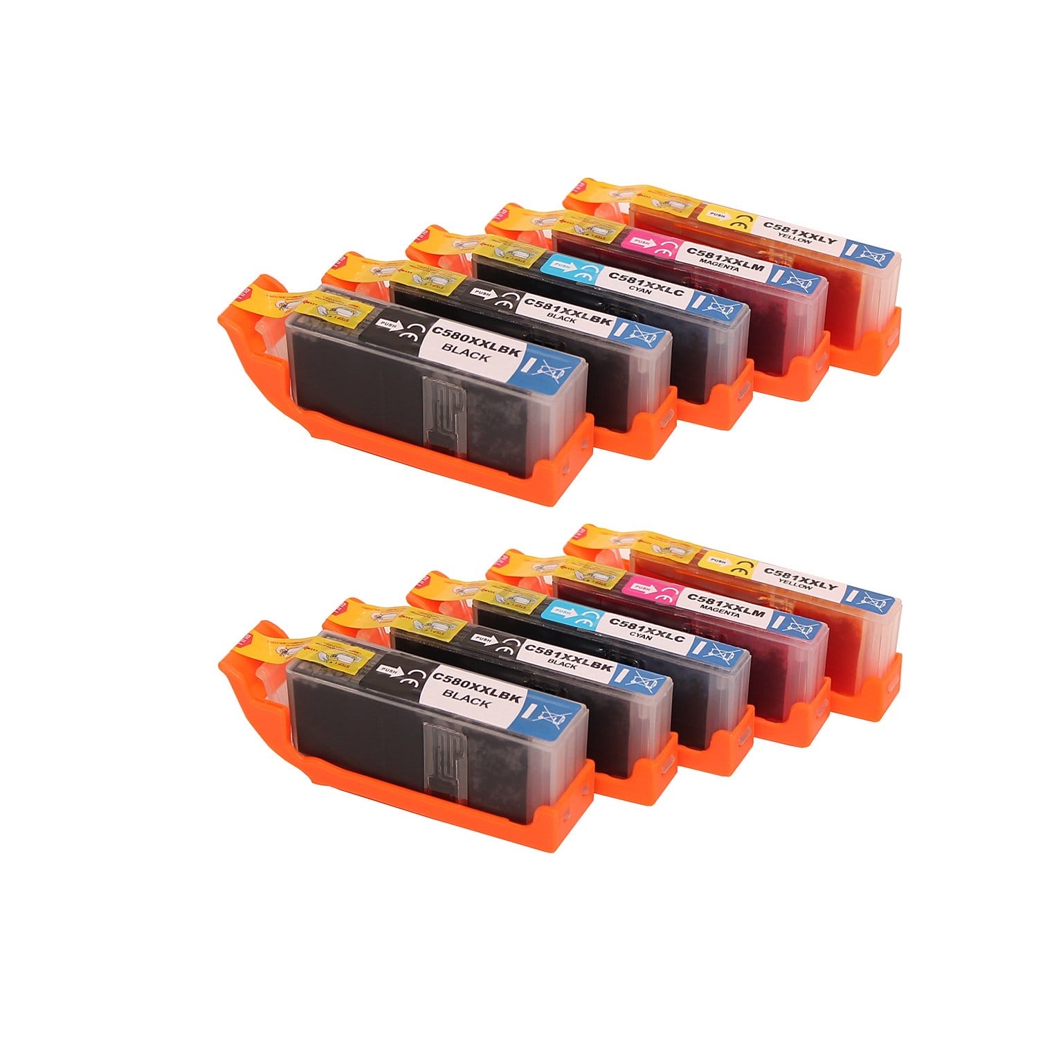 Huismerk Canon inktcartridge 580XXL set 10x
