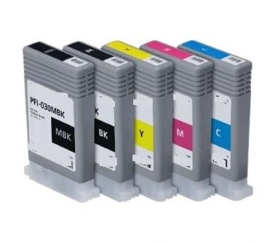 Huismerk Canon inktcartridge PFI-030 set 5x