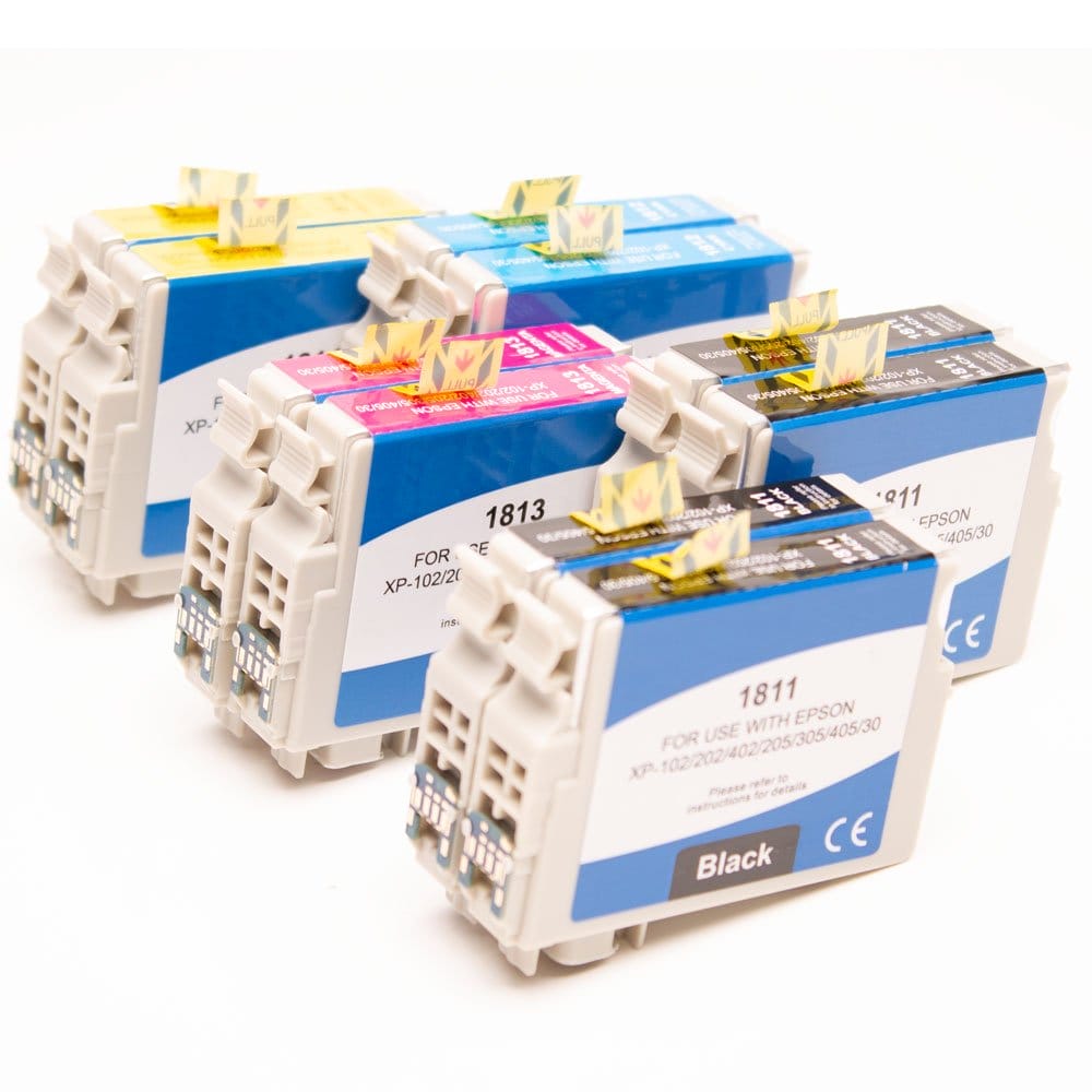 Huismerk Epson inktcartridge 18XL set 10x
