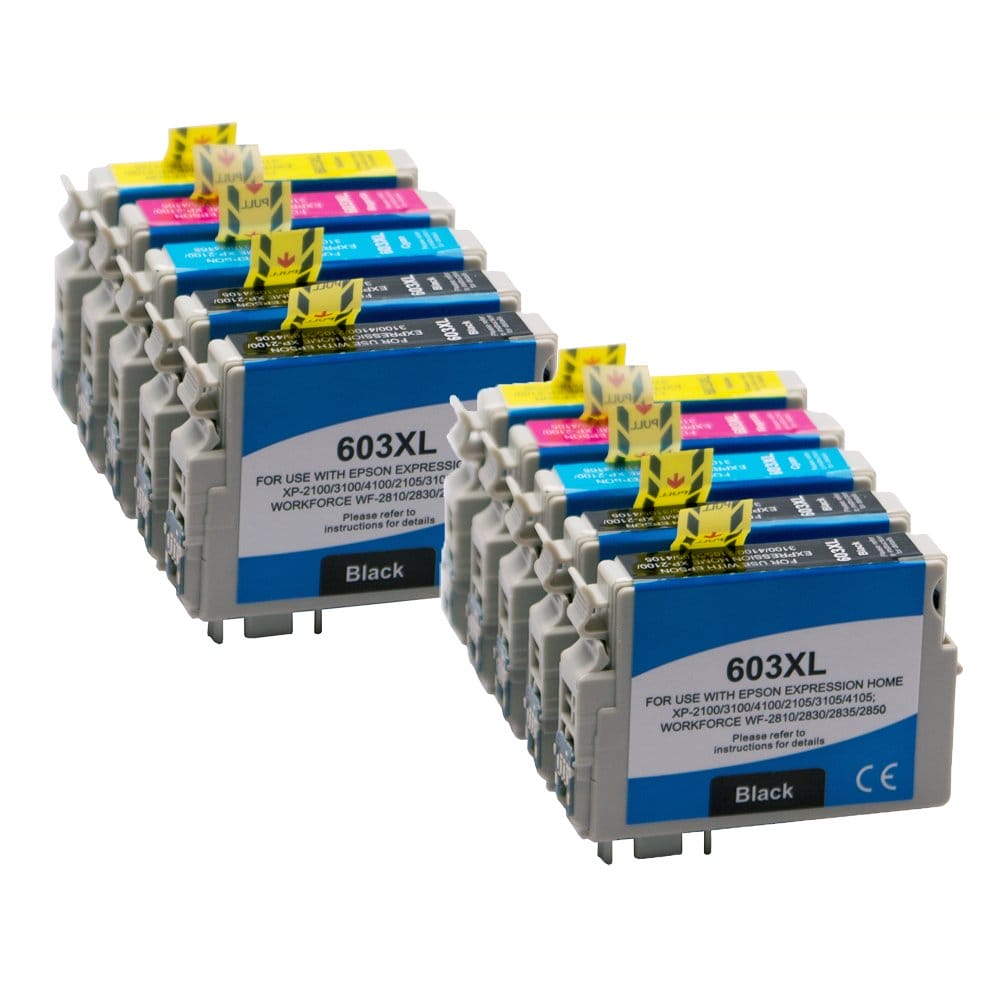 Huismerk Epson inktcartridge 603XL set 10x