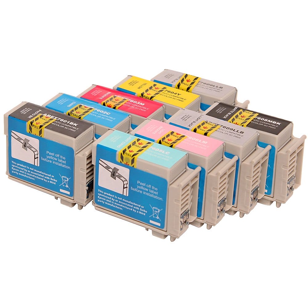 Huismerk Epson inktcartridge T7601 set 9x