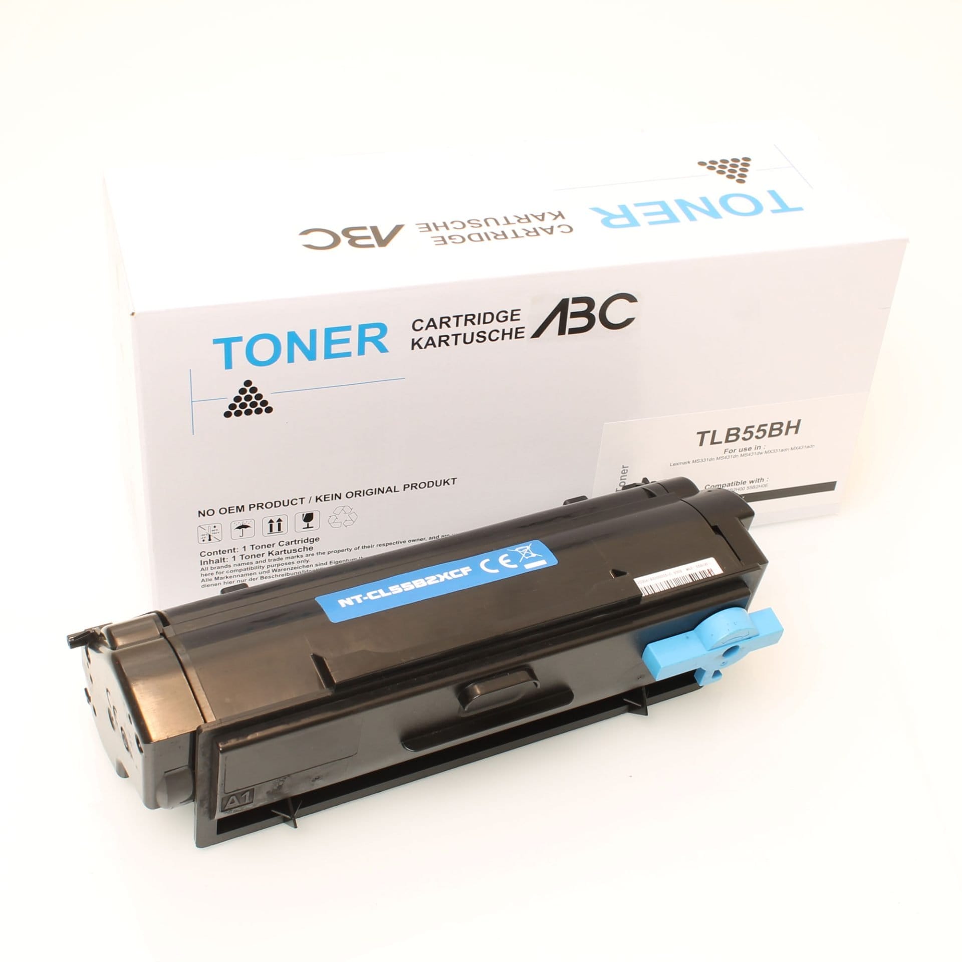 Lexmark toner 55B2H00 zwart