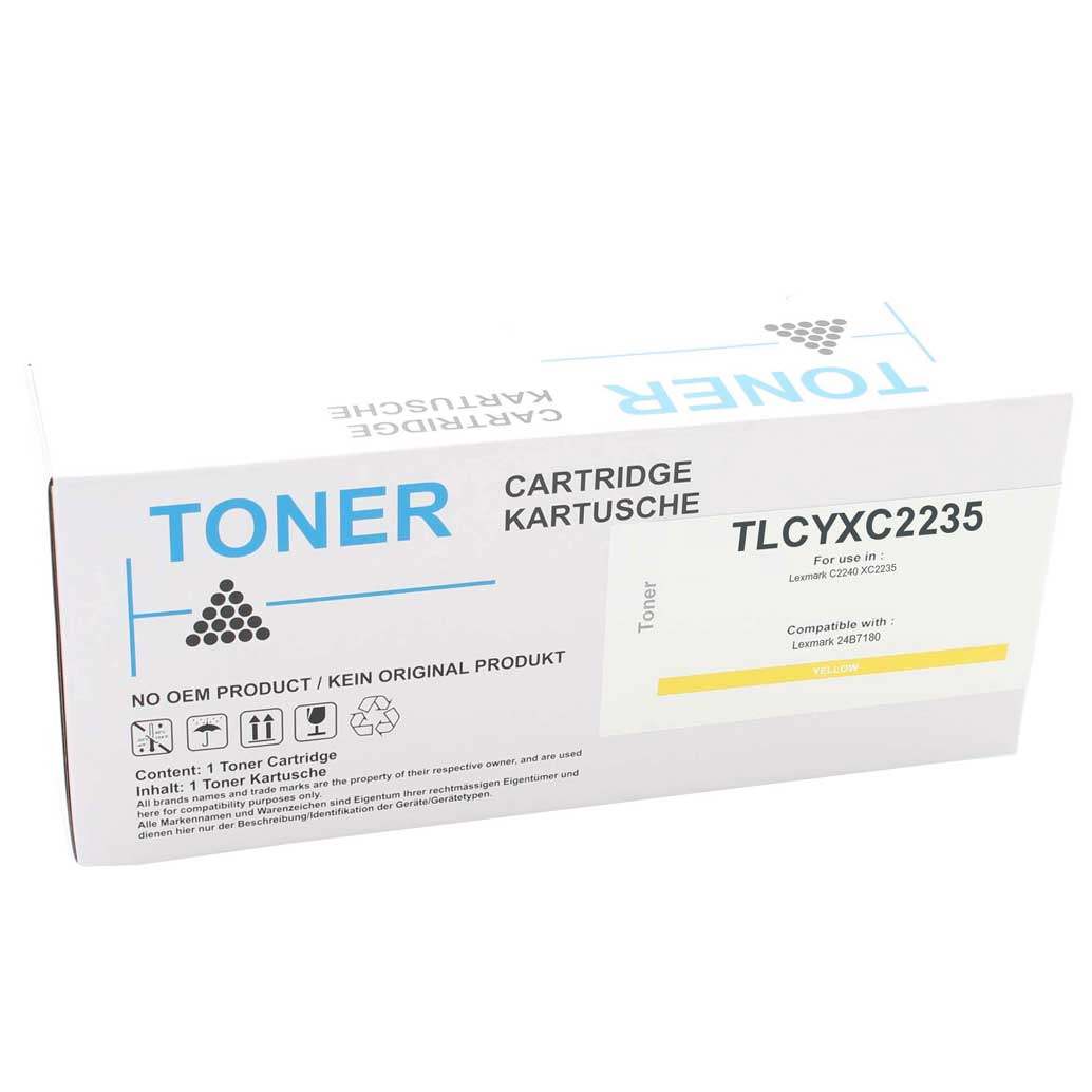 Lexmark toner 24B7180 geel