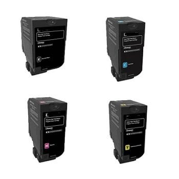 Huismerk Lexmark toner XC4100 set 4x