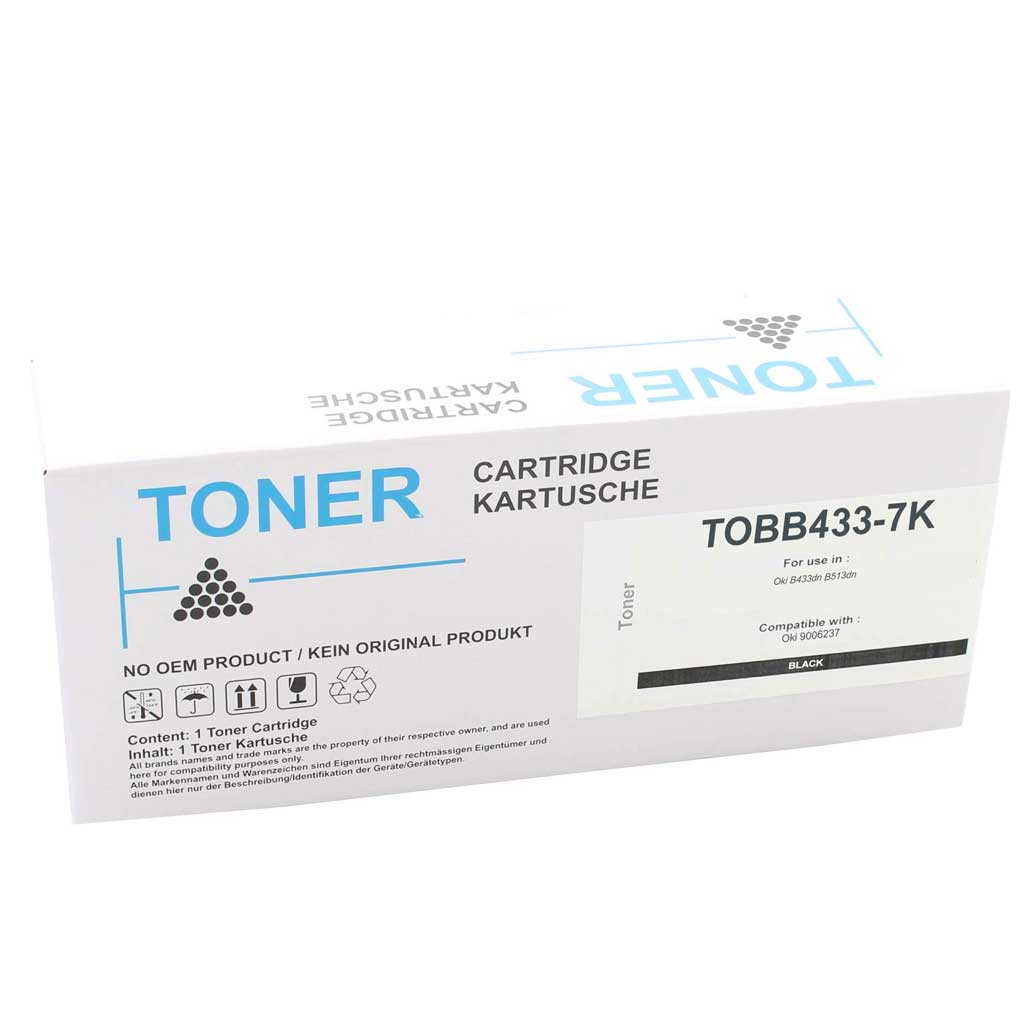 OKI toner TOBB433-7 zwart