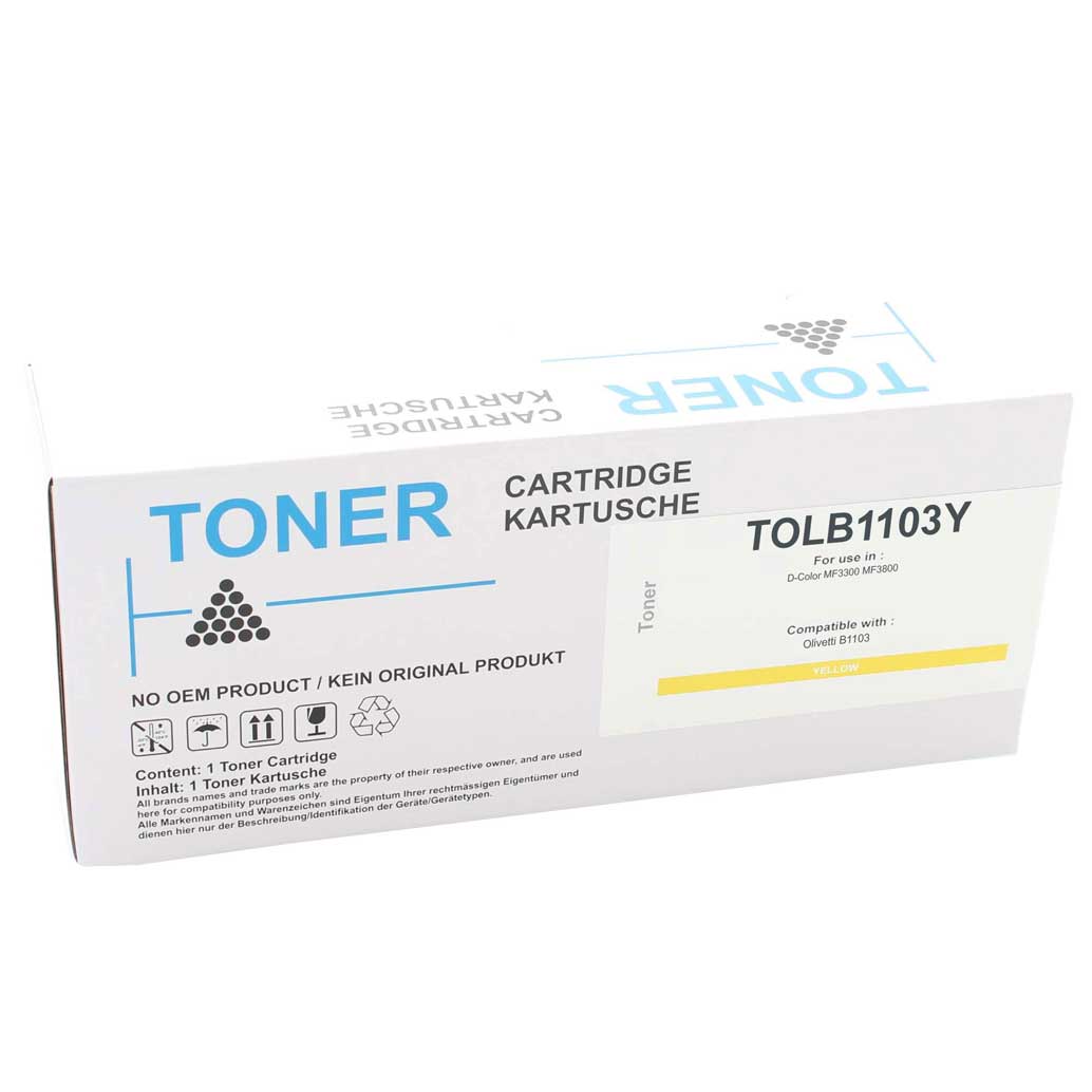 Huismerk Oki toner TOLB1103 geel