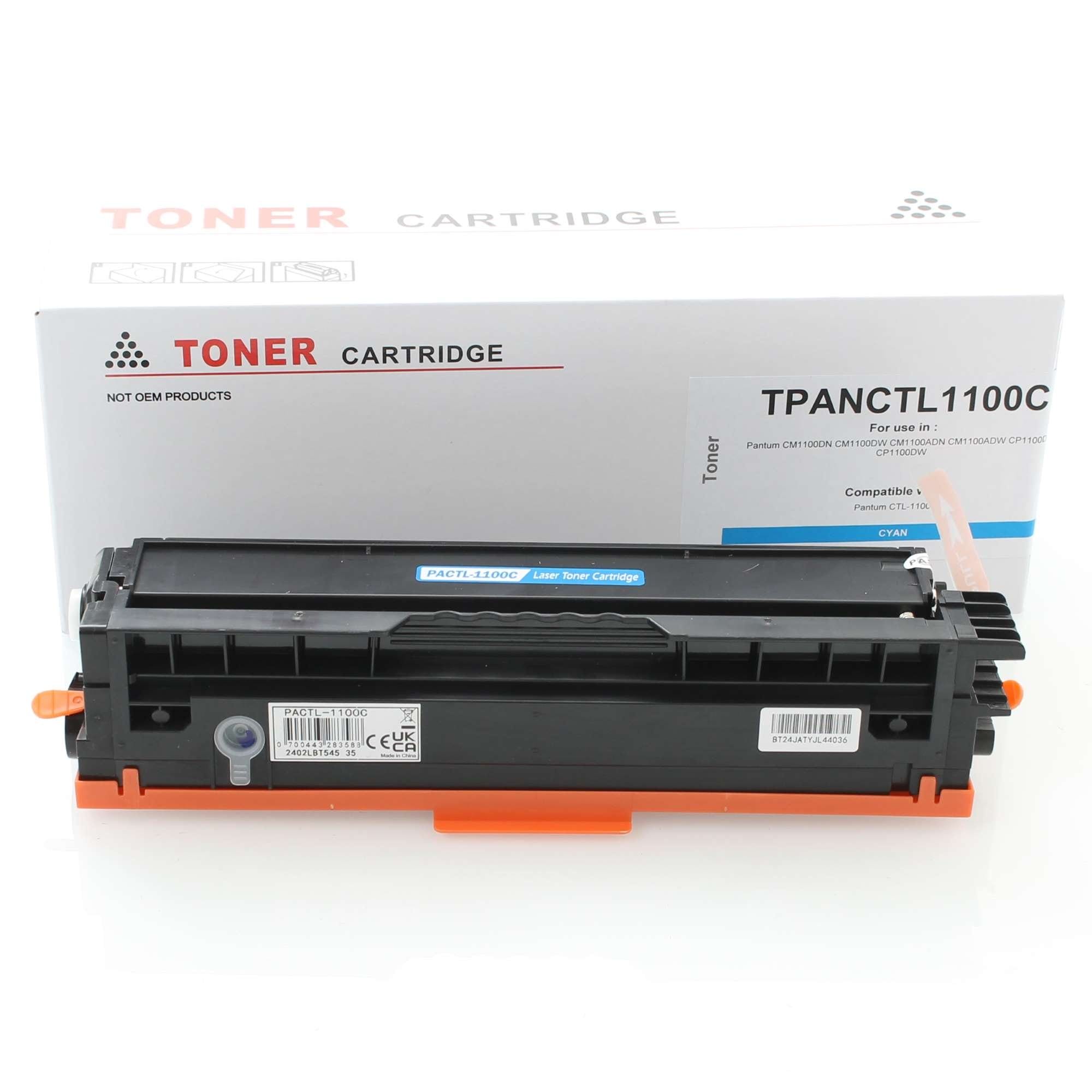 Huismerk Panasonic toner TPANCTL1100 cyaan