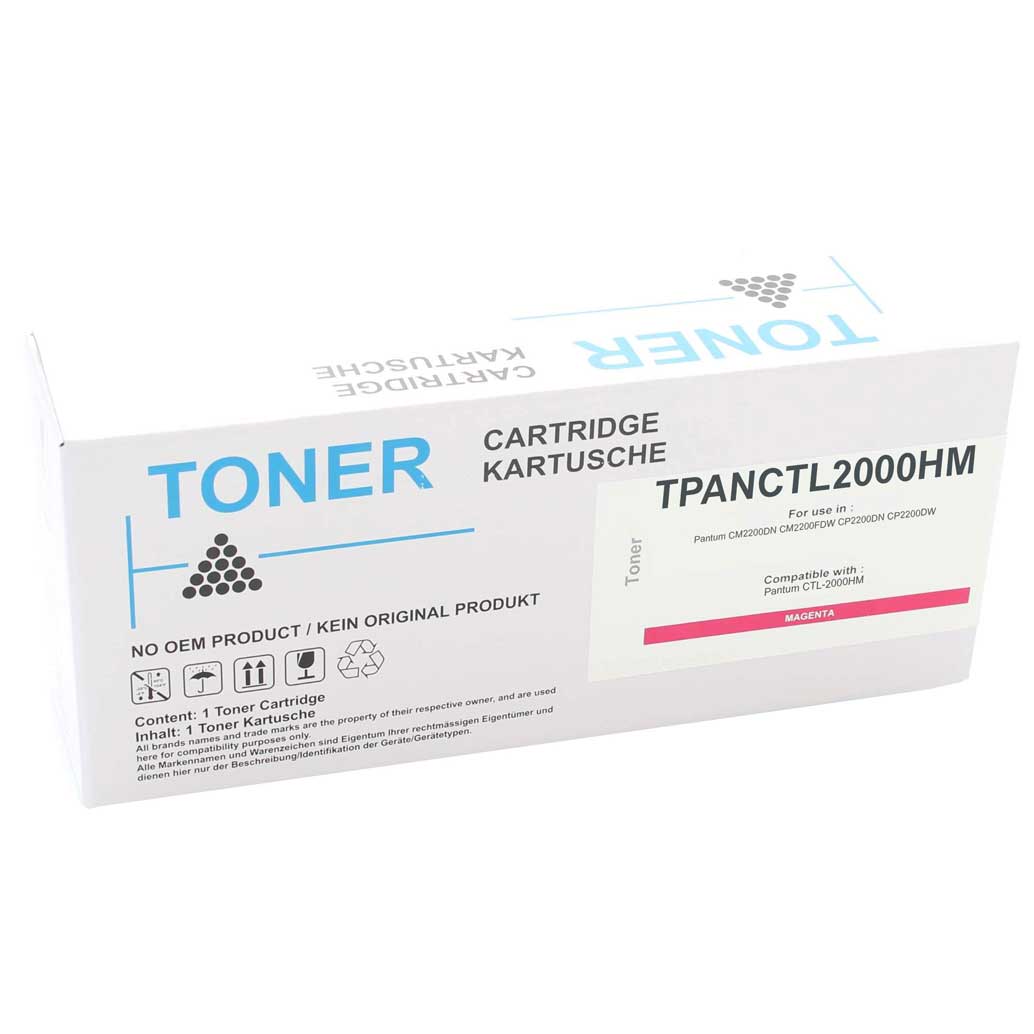 Huismerk Panasonic toner TPANCTL2000H magenta