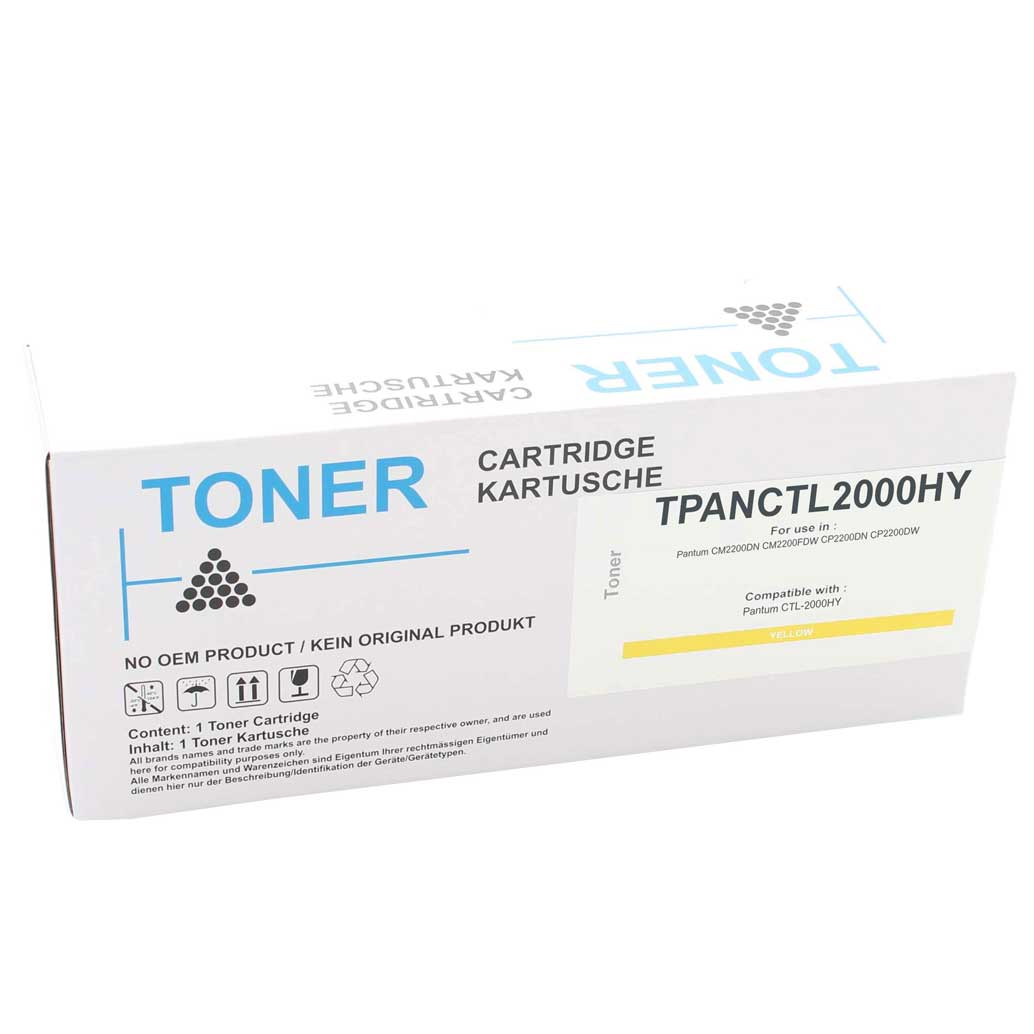 Huismerk Panasonic toner TPANCTL2000H geel