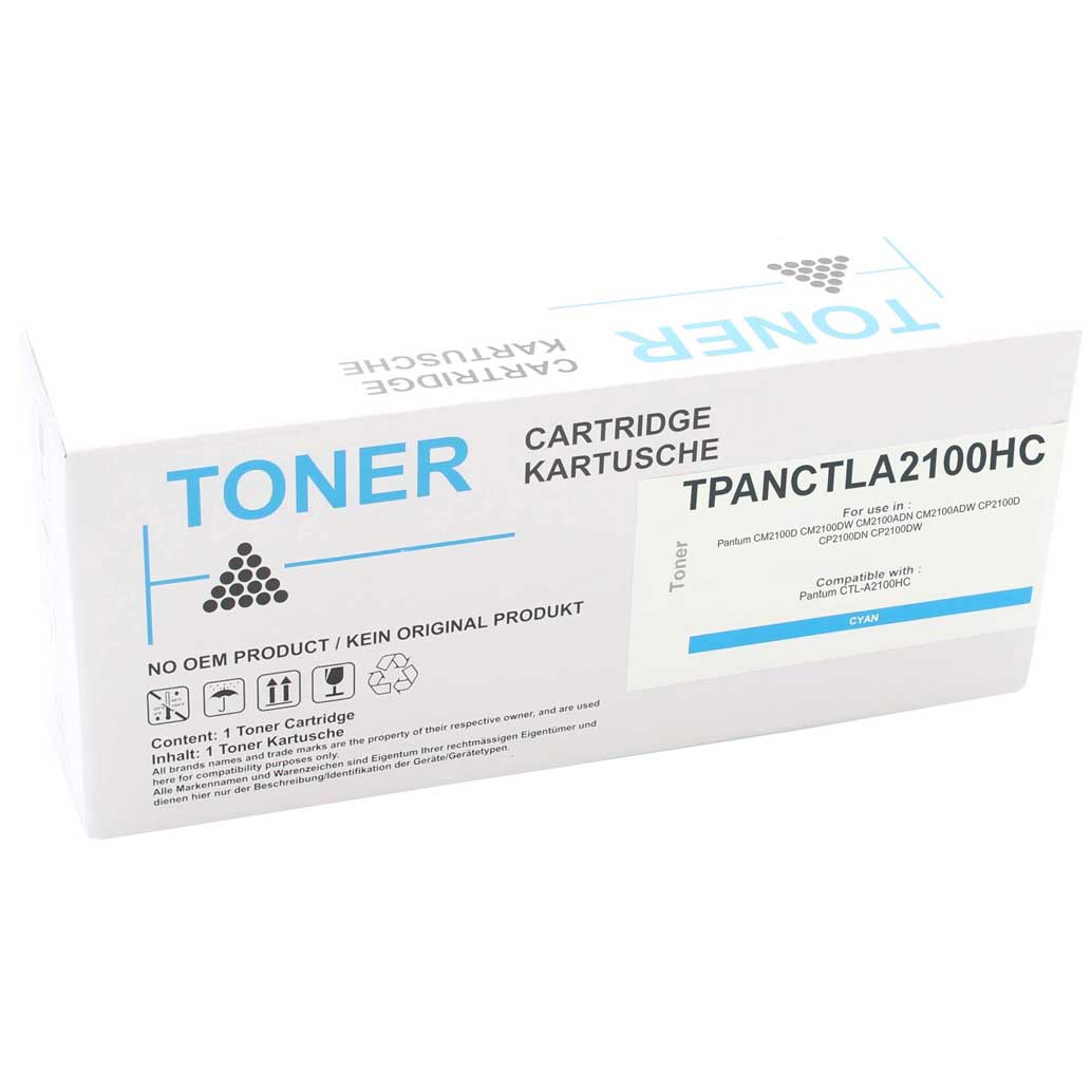 Huismerk Panasonic toner TPANCTLA2100H cyaan