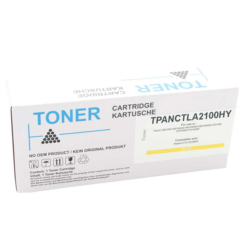 Huismerk Panasonic toner TPANCTLA2100H geel