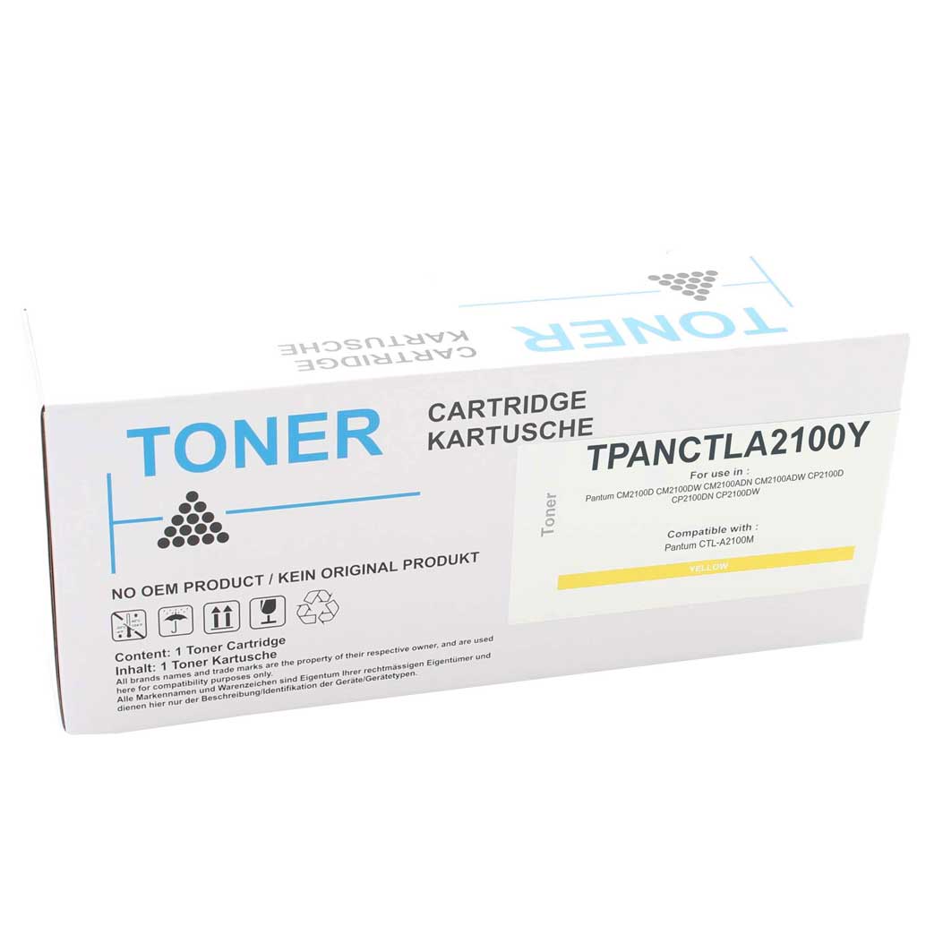 Huismerk Panasonic toner TPANCTLA2100 geel