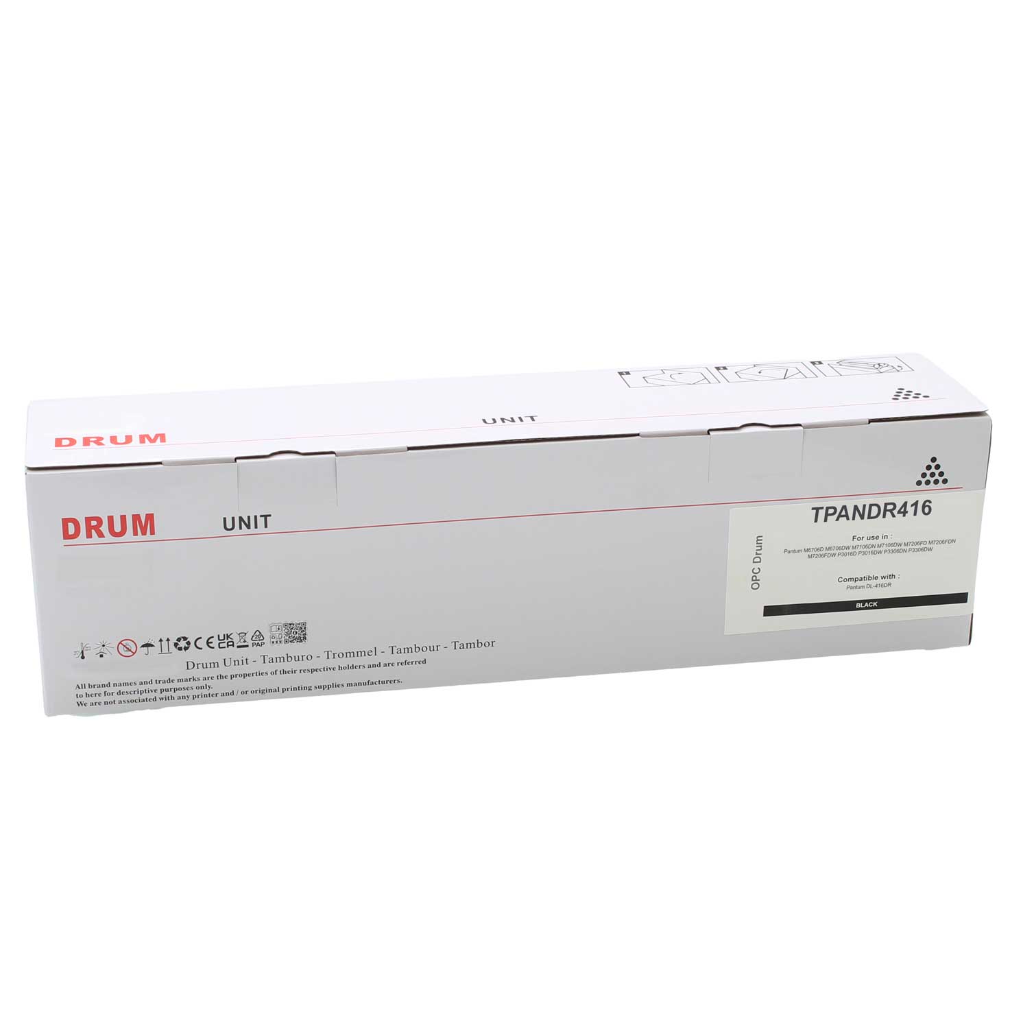 Huismerk Panasonic drum dl416dr zwart