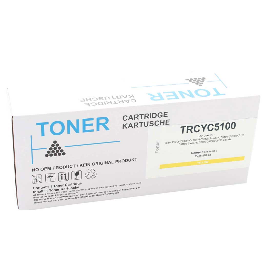 Huismerk Ricoh toner C5110S geel