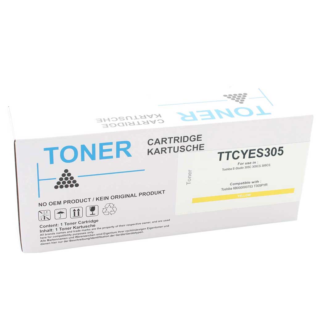 Huismerk Toshiba toner E-Studio geel